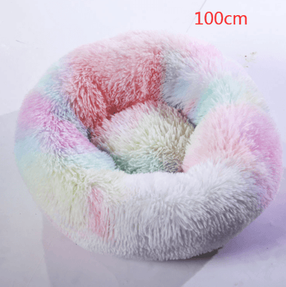 Cozy Haven: Luxurious Round Pet Bed For Winter Comfort-71