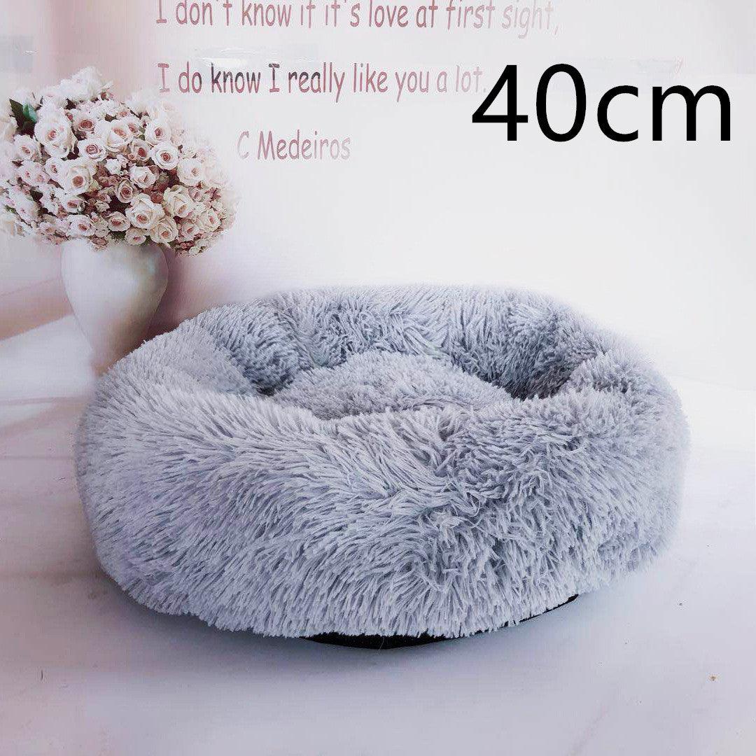 Cozy Haven: Luxurious Round Pet Bed For Winter Comfort-6