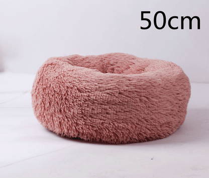 Cozy Haven: Luxurious Round Pet Bed For Winter Comfort-26
