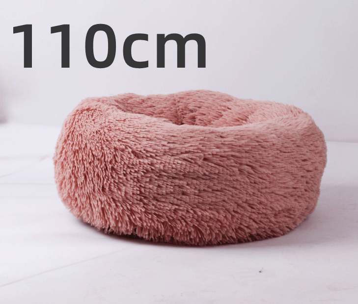 Cozy Haven: Luxurious Round Pet Bed For Winter Comfort-89