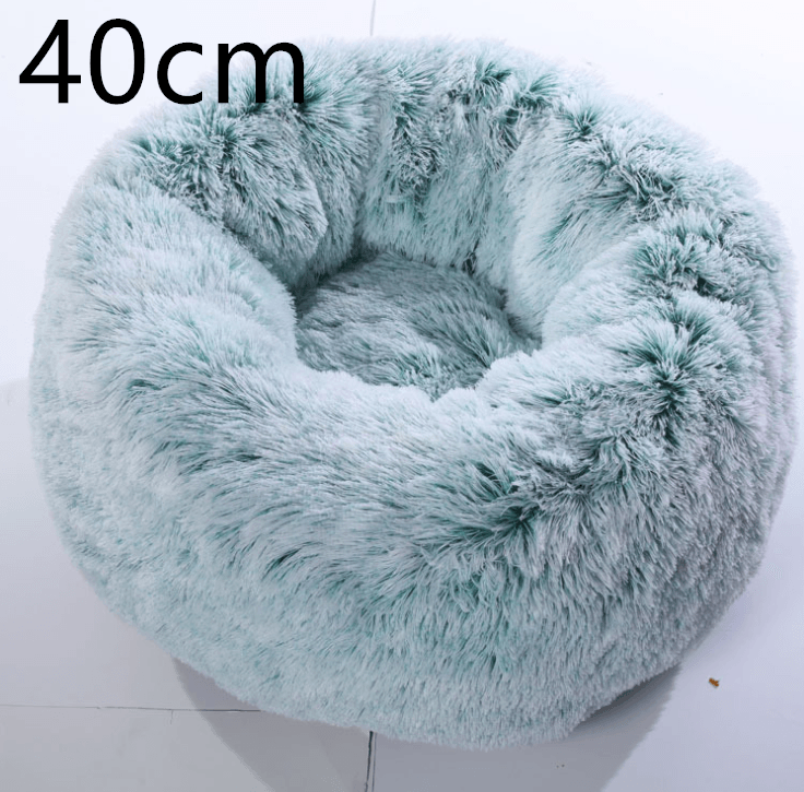 Cozy Haven: Luxurious Round Pet Bed For Winter Comfort-19