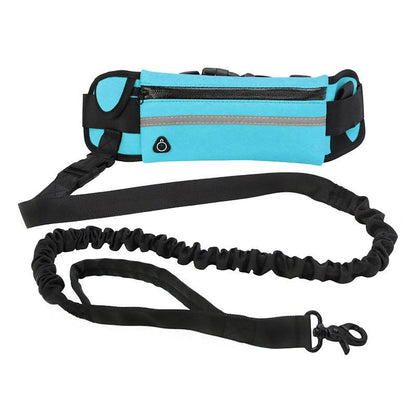 Ultimate Hands-Free Dog Leash Belt With Bungee Leash, Phone Pocket, And Water Bottle Holder-4