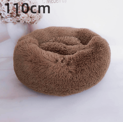 Cozy Haven: Luxurious Round Pet Bed For Winter Comfort-87