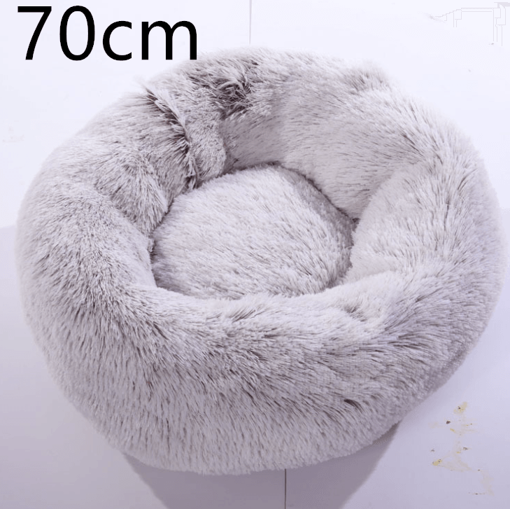 Cozy Haven: Luxurious Round Pet Bed For Winter Comfort-51