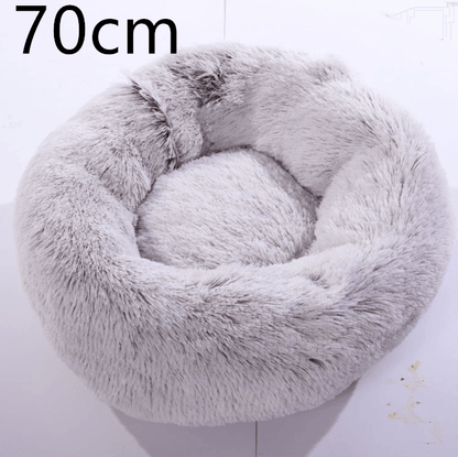 Cozy Haven: Luxurious Round Pet Bed For Winter Comfort-51