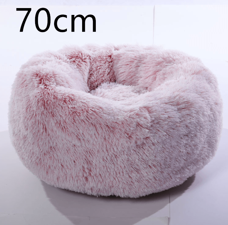 Cozy Haven: Luxurious Round Pet Bed For Winter Comfort-52