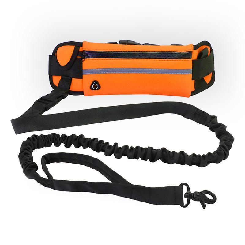 Ultimate Hands-Free Dog Leash Belt With Bungee Leash, Phone Pocket, And Water Bottle Holder-6
