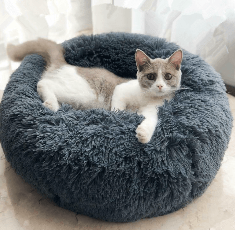 Luxury Retreat Plush Round Pet Bed - The Ultimate Haven For Small Dogs And Cats-4