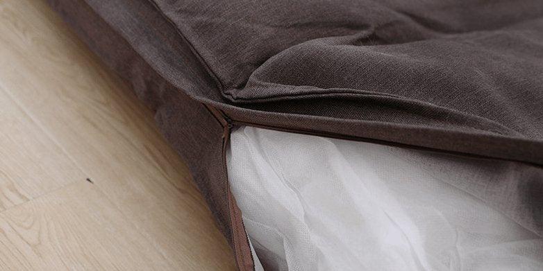 Cozy Canine Cushion - Brown Dog Pillow Bed-3