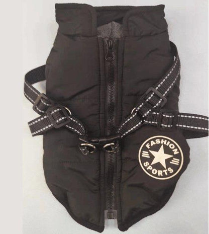 Cozy Cotton Padded Pet Clothes For Autumn And Winter-2