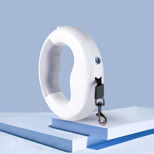 Cute Paws Night Light Retractable Pet Leash-0