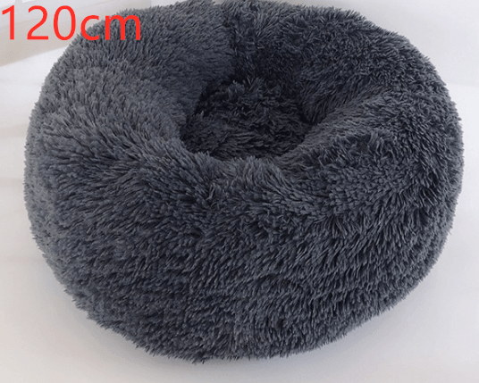 Cozy Haven: Luxurious Round Pet Bed For Winter Comfort-94