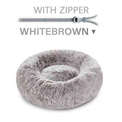 The Snugglepaws Plush Donut Pet Bed: Luxuriously Cozy Haven For Dogs And Cats-23