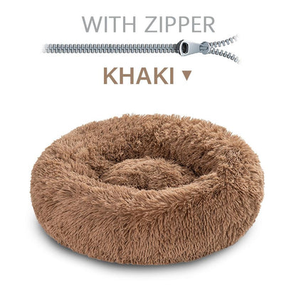 The Snugglepaws Plush Donut Pet Bed: Luxuriously Cozy Haven For Dogs And Cats-24