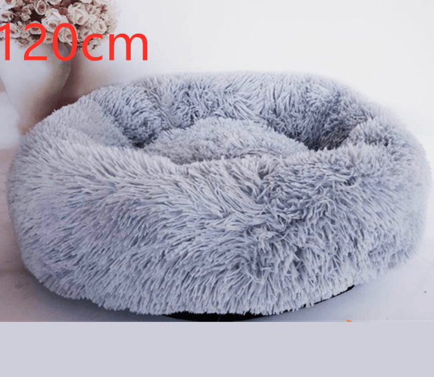 Cozy Haven: Luxurious Round Pet Bed For Winter Comfort-95