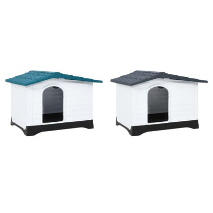 vidaXL Dog House Garden Dog Kennel Small Pet Cage Puppy Shelter Polypropylene-5